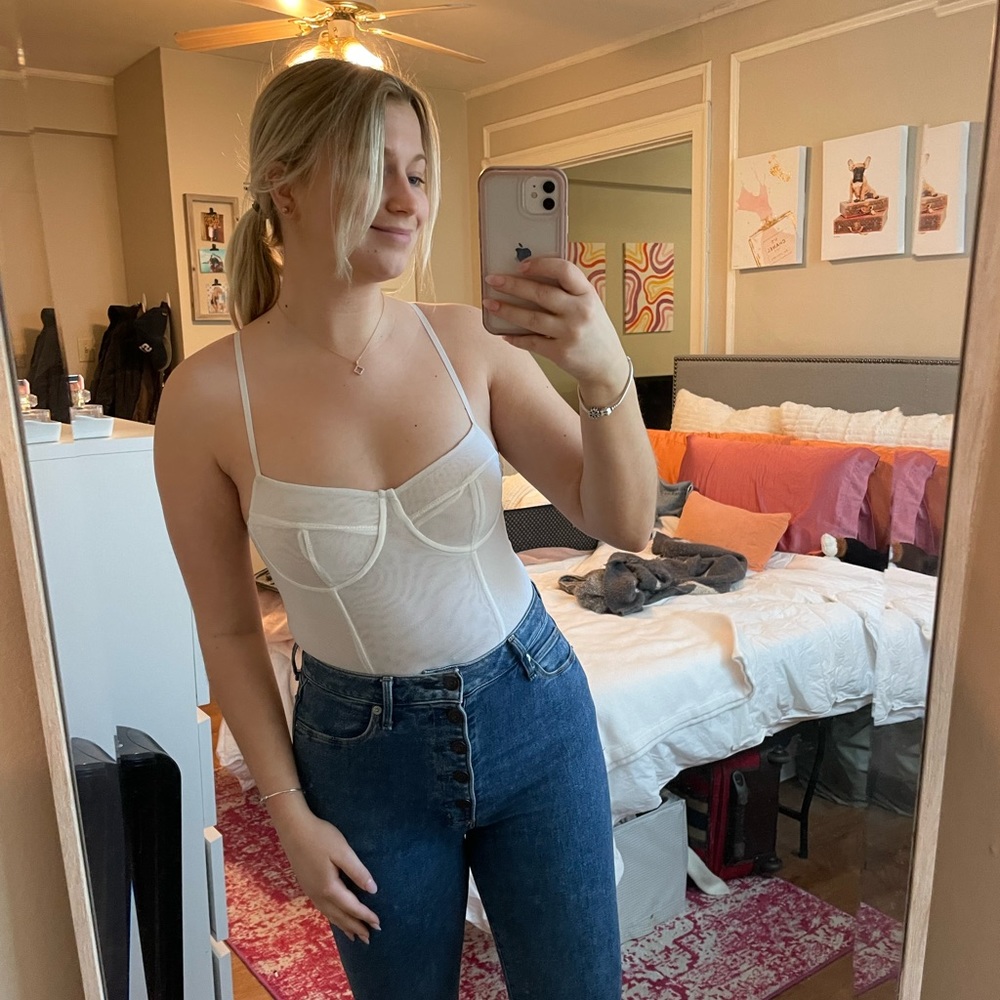 Princess polly white bodysuit